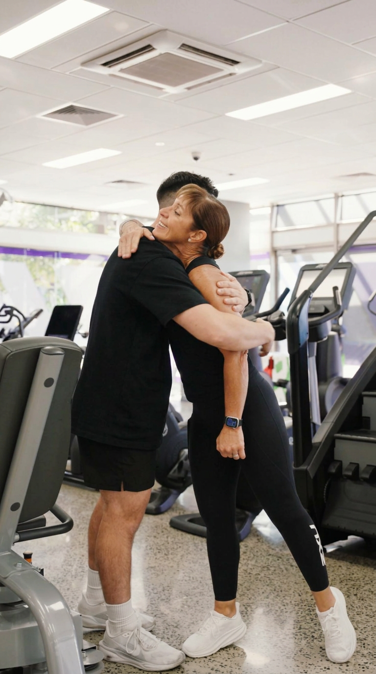 Fortis coaches and clients training together